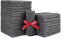HOMEXCEL Washcloths 24PK, Ultra Soft&Highly Absorbent Face Towels, 12X12 in by HOMEXCEL