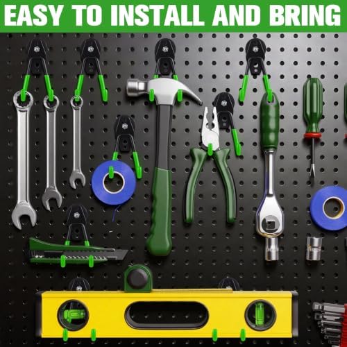 Landhoow 18 Pcs Large Magnetic Hooks Heavy Duty Garage Magnet Hooks Strong - Image 4