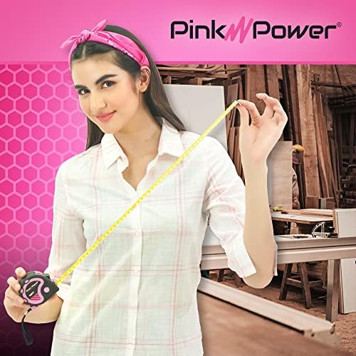 Pink Power 16ft Pink Tape Measure - Image 5