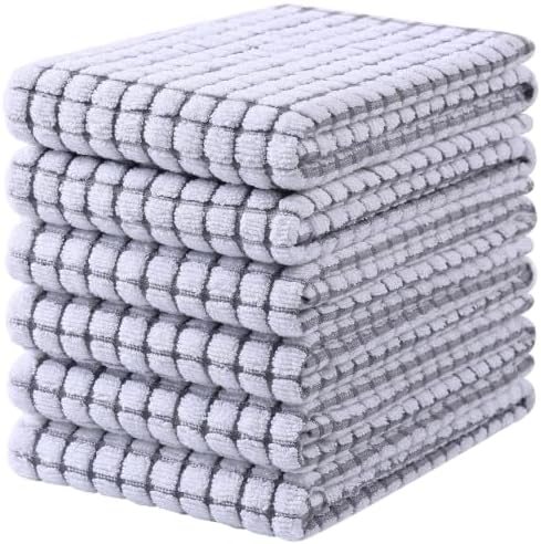 Mordimy Premium Cotton Kitchen Towels 16"x 25", 6 Pack by Mordimy