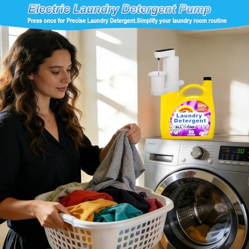 Electric Laundry Detergent Pump, Reusable Smart Laundry Detergent Dispenser - Image 2