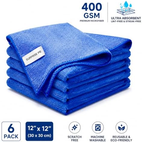 Premium Microfiber Cleaning Cloths, Ultra Absorbent Lint-Free Towels - Image 2