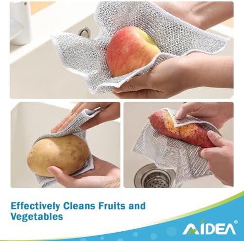 AIDEA Non Scratch Wire Dishcloth 12PK, Dish Cloths - Image 5
