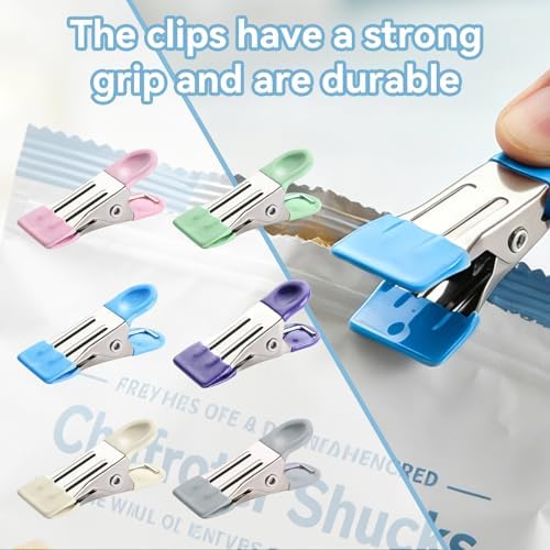 Heavy Duty Clothes Pins, 30 Pack 2.17 Inch Stainless Steel Chip Clips - Image 3