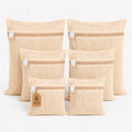Mesh Laundry Bags for Delicates 6 Pack – Pure Cotton Breathable Zippered by Unknown