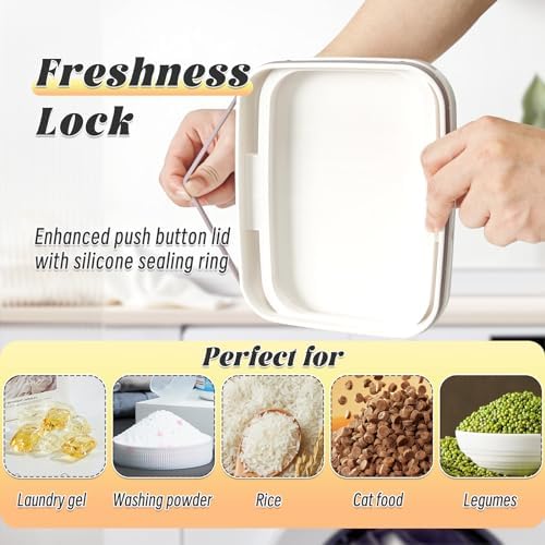 Laundry Pod Holder with Lid, 94oz Container - Image 5