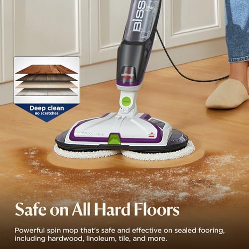 BISSELL SpinWave Pet Hard Floor Corded Spin Mop - Image 5