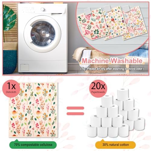 Lucomb 10 Pack Swedish Dishcloths - Image 4