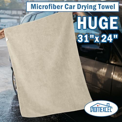 HOMEXCEL Professional Large Microfiber Car Drying Towels 2 Pack - Image 3