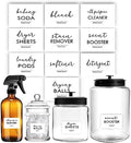 Minimalist Laundry Room Labels, Modern Cleaning Label by Mintitude