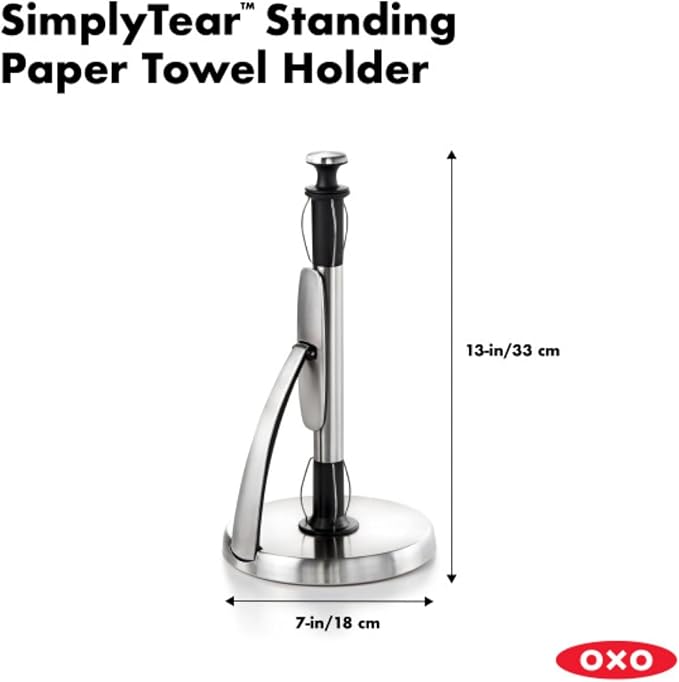 OXO Good Grips SimplyTear Paper Towel Holder Countertop - Image 6