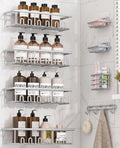 8 Pack Adhesive Large Capacity No-Drilling Shower Caddy by Unknown