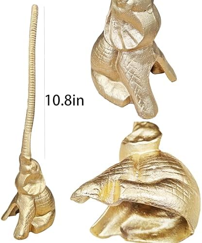 Elephant Toilet Paper Holder 16'' Cast Iron Paper Towel Holder Funny Toilet - Image 5