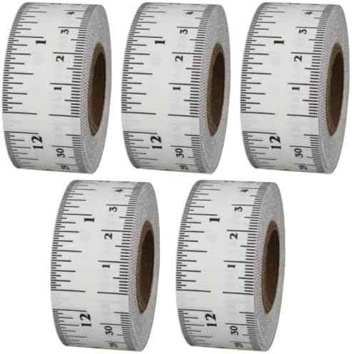 ChromaLabel 12 Inch Flat Tape Measure, Case of 5 by ChromaLabel