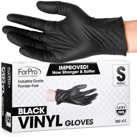 ForPro Disposable Vinyl Gloves, Industrial Grade, Powder & Latex Free, - Image 2