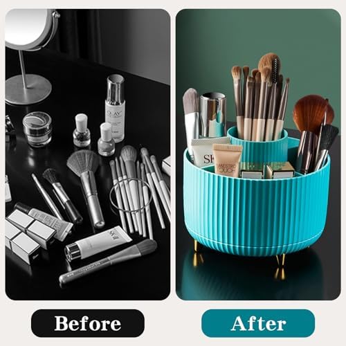 fanado 360° Rotate Makeup Brush Holder Organizer, Makeup Organizers Countertop - Image 7