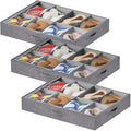 Lifewit 4.3 Inches Under Bed Shoe Storage Organizer Fits 8 Pair Sneakers by Lifewit
