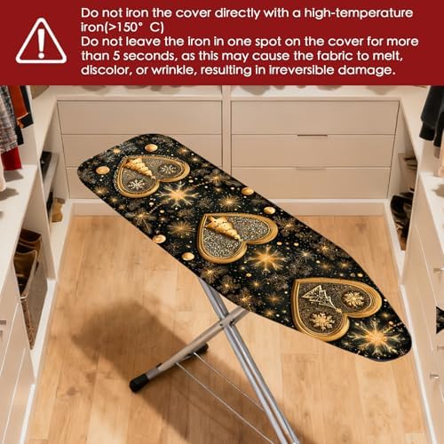 Nuxovilar Golden Heart Trees Ironing Board Cover 15x54 Polyester - Image 4