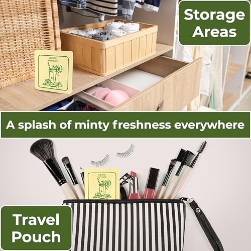 Minty Mojito - Scented Sachets for Drawer and Closet Freshener - Pack of 3 - - Image 4