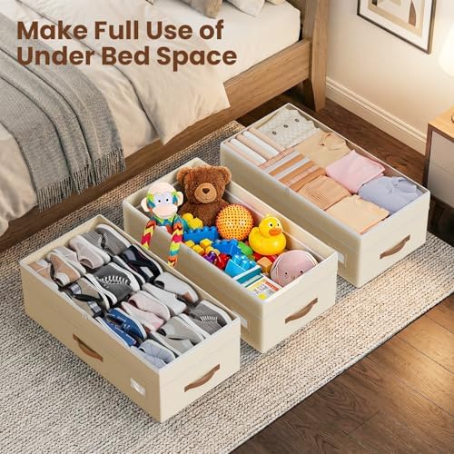 Budding Joy 80L 2 Pack Adjustable Under Bed Storage - Image 6