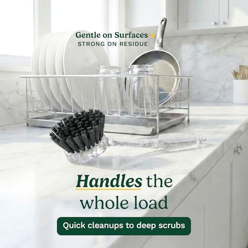 Cuisinart Dish Brush with Handle, 2 Pack, Firm Bristles - Image 4