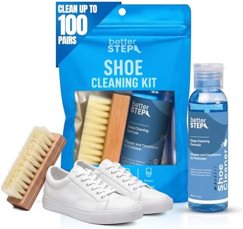 Shoe Cleaner Kit with Bristle Brush, by Unknown