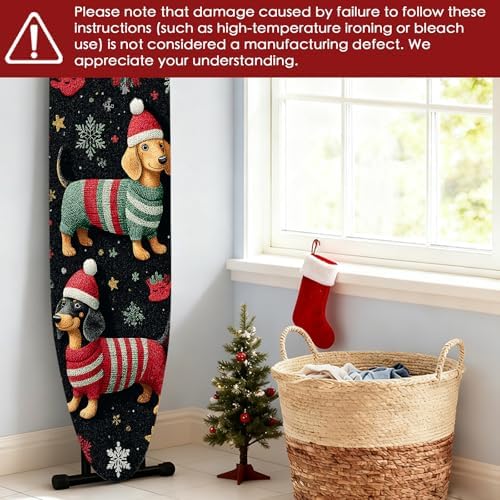Nuxovilar Winter Dogs Sweaters Ironing Board Cover 15x54 Polyester - Image 6