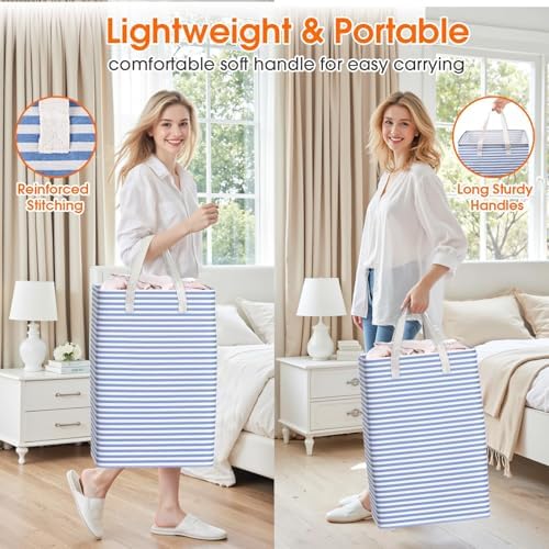 3-Pack Laundry Basket, Collapsible Laundry Hampers - Image 6