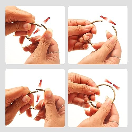 20Pcs Shower Curtain Hooks, Metal Round Shower Curtain Hooks Roman Rings - Image 4