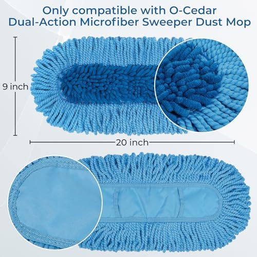 2 Pack Dust Mop Replacement Head - Image 4