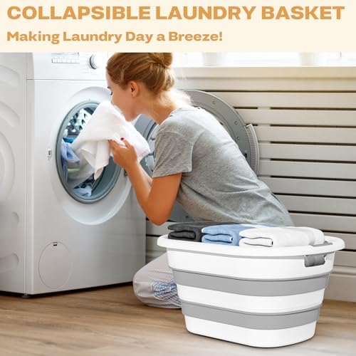 OOAMBB 43L Collapsible Laundry Baskets Plastic - Image 2