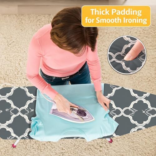 Ironing Board Cover Standard Size 15 x 54 Inch, Scorch and Stain Resistant - Image 6