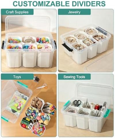 EOENVIVS Clear Storage Boxes - Image 4