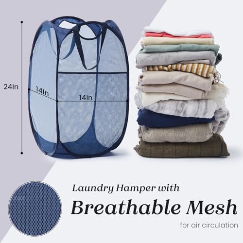 Collapsible Mesh Laundry Basket - Image 5