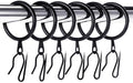 Hotop 30 Pcs Metal Curtain Rings by HOTOP