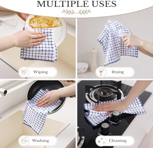 Homaxy 8 Pack Terry Kitchen Dish Cloths - Image 5