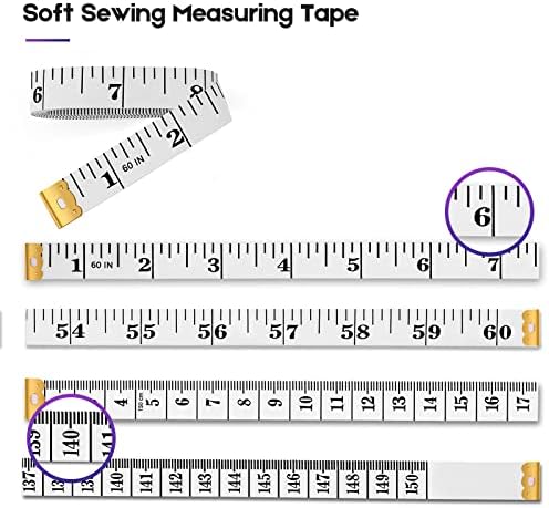 Tape Measure, iBayam Soft Tape Measure 60" Double Scale Body & Sewing - Image 2