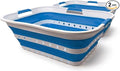 SAMMART 42L Collapsible Plastic Laundry Basket by SAMMART