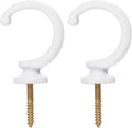 uxcell 2Pcs Curtain Holdback, Aluminum Alloy Wall Mounted Curtain Holders by uxcell