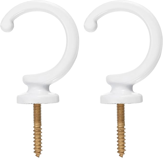 uxcell 2Pcs Curtain Holdback, Aluminum Alloy Wall Mounted Curtain Holders by uxcell