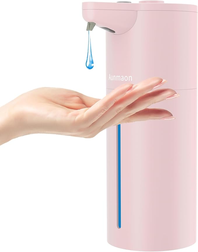Automatic Soap Dispenser Touchless, Kitchen & Bathroom, Hands-Free, Adjustable by Aunmaon