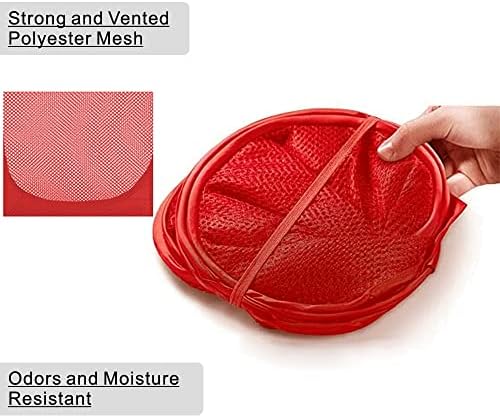 BATTOO Deluxe Strong Mesh Pop up Laundry Hamper Basket - Image 4