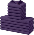 Homaxy 10 Pack 100% Cotton Kitchen Towels and Dishcloths Set by Homaxy
