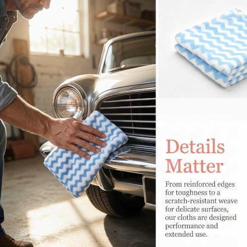 21 Pack Kitchen Towels and Dishcloths Set, Highly Absorbent Coral Fleece - Image 5