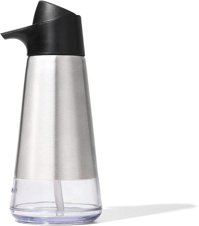 OXO Good Grips Stainless Steel Easy Press Soap Dispenser | 15 oz Capacity - Image 2
