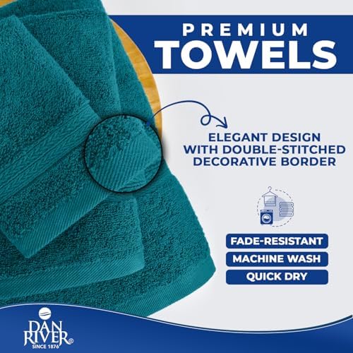 DAN RIVER 8 Piece Luxury Bath Towels - Image 6