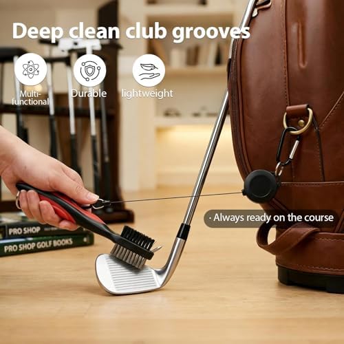 Durable Golf Club Groove Cleaner Brush and Shoes Brush - Image 6