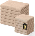 Homaxy Super Soft 12 Pack Kitchen Towels and Dishcloths Set by Homaxy