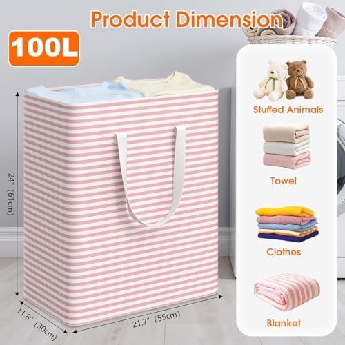 3-Pack Laundry Basket, Collapsible Laundry Hampers - Image 2