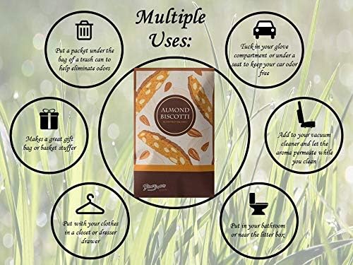 Almond Biscotti Scented Sachets Pack of 3, Everyday - Image 3